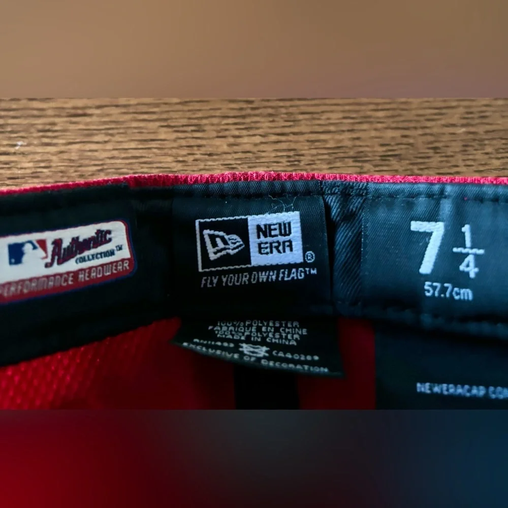 Washington Nationals 2015 JULY 4TH STARS N STRIPES Red Hat by New Era SIZE:7 1/4